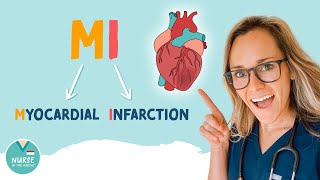 Myocardial Infarction MI Overview  MedSurg  Nursing School  Pathology  Signs amp Symptoms [upl. by Gabrielli]