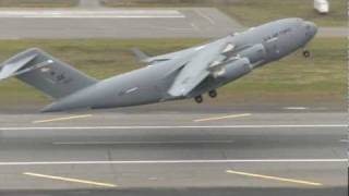 Accident video of USAF C17 Globemaster at Elmendorf [upl. by Schober]