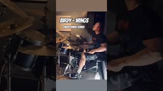 Birdy  Wings Maya Randle remix  Drum Cover verse short shorts [upl. by Ikik]