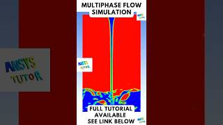 Multiphase Flow Simulations ANSYS fluent Ansys CFD Simulations shorts ansys computationalfluid [upl. by Ariom]