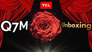 55in TCL QM7 Unboxing amp 1st Impressions [upl. by Gehman]