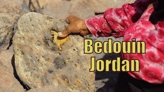 Visiting a Bedouin Home to drink coffee tea and eat bread inside of the tent in Jordan بَدَوِي [upl. by Nahij418]