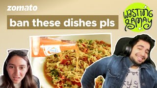 Comedian ​SamayRainaOfficials Reaction To Deadly Food combos Ft JokeSingh amp Sahiba Bali  Zomato [upl. by Dusza633]