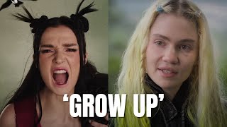 Grimes Responds to Poppy Calling Her Out [upl. by Artap376]