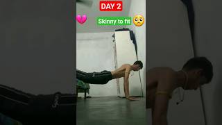 Day 2 skinny to fit challenge so sad day 🥺💔 fitness minivlogskinny motivation shorts ytshorts [upl. by Laurie]