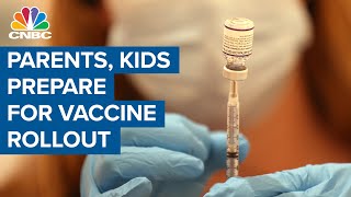 Kids and their parents prepare for Covid vaccine rollout [upl. by Aitenev]