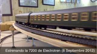 Estrenando la 7200 de Electrotren 8 Septiembre 2012 [upl. by Warden]