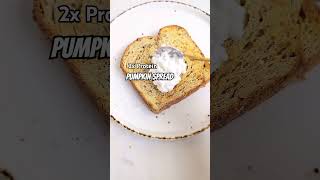 2x Protein Pumpkin Spread  Cottage Cheese Toast fallrecipe [upl. by Nerraw]