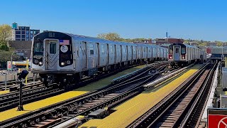 R142 “Royalty” Movie Train Action On the IND Culver Line [upl. by Gaal]