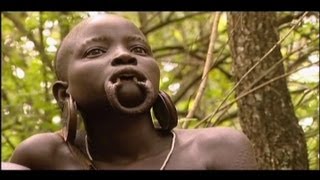 Documentary Ethiopia Mursi people English [upl. by Aicirtac146]