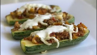 Calabacitas Rellenas de Carne Molida [upl. by Ty828]