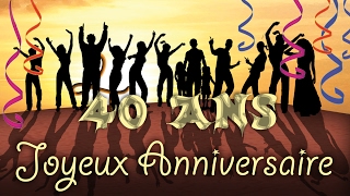 15  carte virtuelle danniversaire 40 ans  humour soleil amis [upl. by Myrtie]