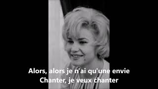 Michèle Torr  Quand le rideau est fermé Una ragione di più testo  1970 [upl. by Bessy982]