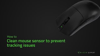 How to clean mouse sensor to prevent tracking issues [upl. by Inavoy285]