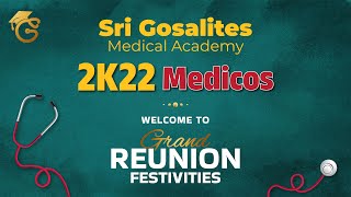 LIVE Sri Gosalites 2K22 Medicos Grand Reunion Celebrations  Murli Resort Vijayawada [upl. by Arihsat]