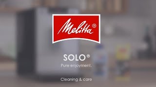 Melitta® Solo®  Cleaning amp Care [upl. by Eilloh]