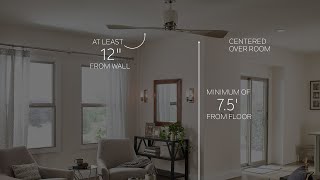 Kichler Ceiling Fan Fast Facts  Location [upl. by Sherourd]