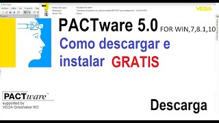 Como utilizar y descargar el software PACTware 50  Última Versión [upl. by Aborn]