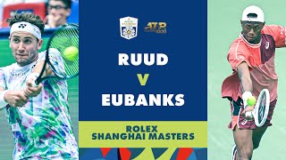 Casper Ruud vs Christopher Eubanks Highlights  Rolex Shanghai Masters 2023 [upl. by Tanny]