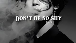 dont be so shy  imany slowed  reverb [upl. by Nauqram180]