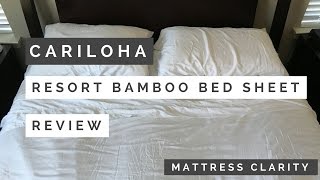 Cariloha Resort Review  Best Bamboo Sheets [upl. by Templas]