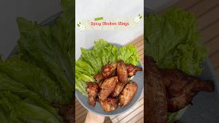 Spicy Chicken Wings cooking yummyfood chickenrecipe chickenwings food masak spicyfood [upl. by Nosniv]