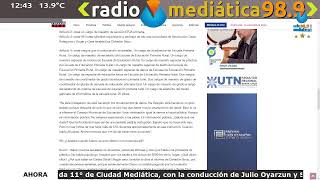 Radio Mediática 989 y Mediática Digital transmiten CIUDAD MEDIATICA 131124 [upl. by Desmund]