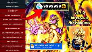 Dragon Ball Legends Mod Menu 510  DB Legends Mod Menu 510 Ultra  DB Legends Hack 2024 [upl. by Nallak]