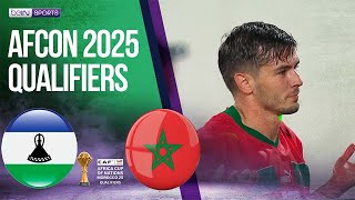 Lesotho LES vs Morocco MAR  AFCON 2025 Qualifiers HIGHLIGHTS  090924  beIN SPORTS USA [upl. by Annehs]