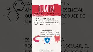 GLUTAMINA  TODO LO QUE NECESITAS SABER  SUPLEMENTOS NUTRICIONALES  PREPARACIÓN FÍSICA CULTURISMO [upl. by Alathia]