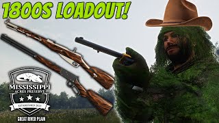 I Built An 1800s Loadout amp Hunted EVERYTHING On Mississippi Acres Call of the wild [upl. by Crudden693]