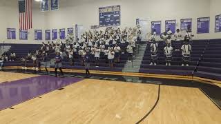 AH Parker HS Marching Band 2024  400 Degrees  Gym Clips [upl. by Gnilrets913]