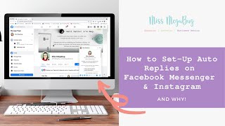 How to Setup Auto Replies on Facebook Messenger and Instagram [upl. by Younglove]