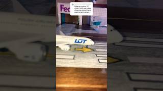 LOT airlines flight 4044 FAKE ​⁠AN255Markaviation aviation dayinapilotslife courier [upl. by Llenart]