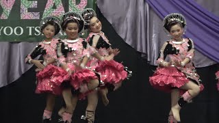 Stockton Hmong New Year 2024 25 Dance Competition junior group final round Hmoob Tej Ntxhais [upl. by Ecirtaemed]