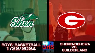 09 Boys Basketball Shenendehowa at Guilderland [upl. by Shafer]