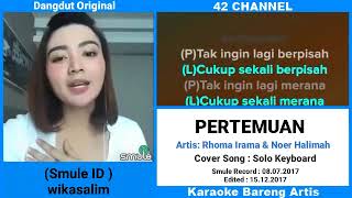 Pertemuan Smule No Vocal Bareng Artis Wika Salim Duet Enak Smule [upl. by Nedyaj]