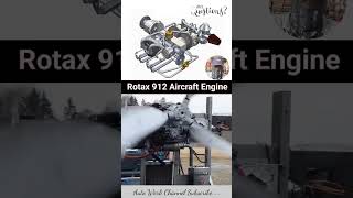 Rotax 912 Aircraft Engine working rotax aircraft engine mechancialautomobile mechanism engine [upl. by Ttenneb]