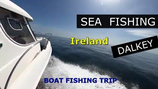 Mackerel Fishing Trip Dalkey Dublin Boat Fishing IRELAND [upl. by Alyahsat472]