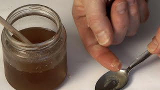 Beeswax Polish for Woodcarvers  3 Preparing Beeswax [upl. by Latsryc]