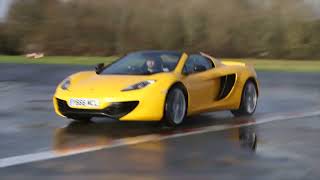 TopGear Test Centre  McLaren 12C Spider [upl. by Submuloc]