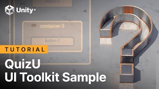 UI Toolkit sample QuizU walkthrough  Tutorial [upl. by Marianne]