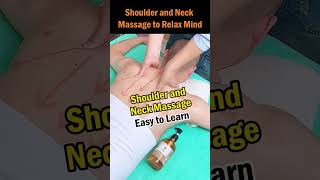 Shoulder and Neck Massage to Relax Mind shouldermassage neckmassage painrelief holistichealth [upl. by Dorren48]