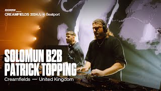 Solomun B2B Patrick Topping Live  Rockstar Energy presents creamfields 2024  beatport Live [upl. by Ardnasak]