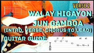 Part 2 Walay Higayon  Jun Gamboa Intro Verse Guide to Chorus and Solo with Slomo Part 2 [upl. by Ellennej]