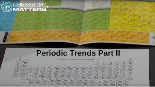 Periodic Trends Part II  Chemistry Matters [upl. by Nylhsa706]