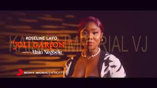 Roseline Layo  Joli Garçon Karaoke By KAISER IMPERIAL VJ Channel [upl. by Nonnerb]