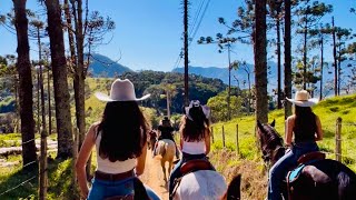 GALERA DO CHAPEU ABA LARGA  CULTURA E TRADIÇÃO  CAVALGADA DO PINHEIRO [upl. by Aplihs475]