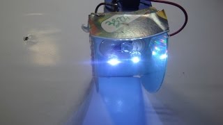 How to make super bright LED flashlight on a DvdCd disk [upl. by Netsyrk]