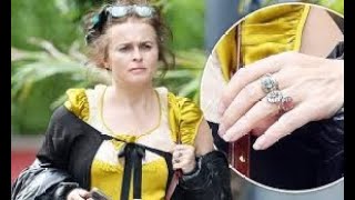 Helena Bonham Carter sparks engagement rumours with boyfriend Rye Dag Holmboe as she shows [upl. by Pieter]